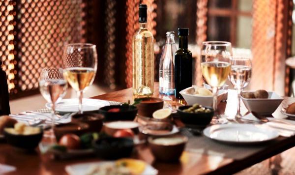 Essen im Hauptrestaurant