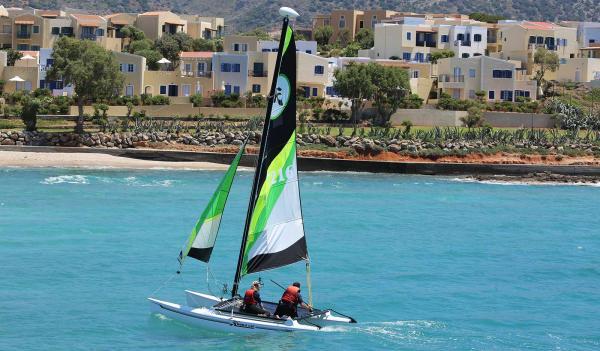 Katamaran fahren in Kreta