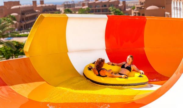 Spaß auf der Rutsche