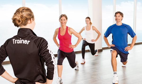 Sportprogramm an Bord