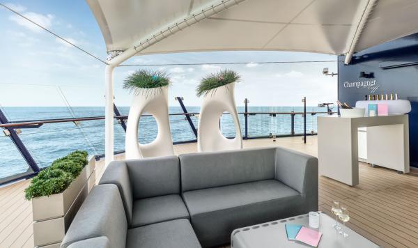 Relaxen an Deck
