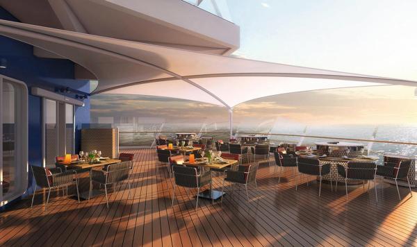 Essbereich auf der Mein Schiff 4