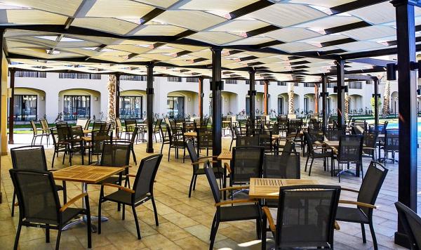 Überdachter Sitzbereich