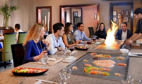 Teppanyaki im Restaurant