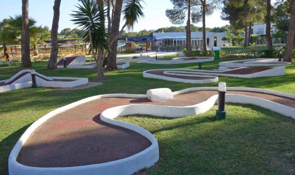 Minigolf im Cala Pada