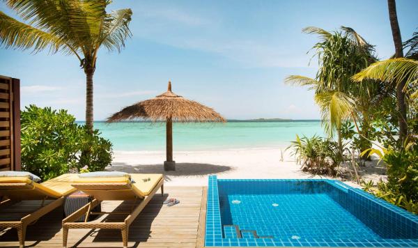 Strandbungalow mit Pool