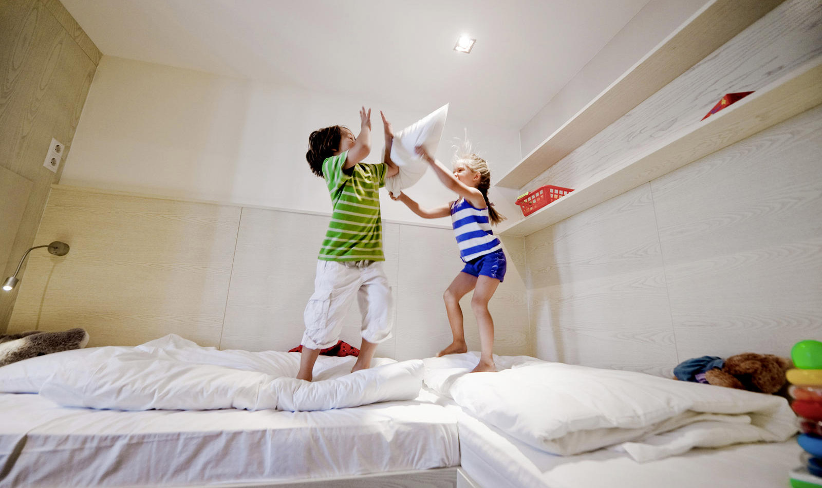 Best family falkensteiner diadora bei cluburlaub.de Bett für zwei kleinkinder