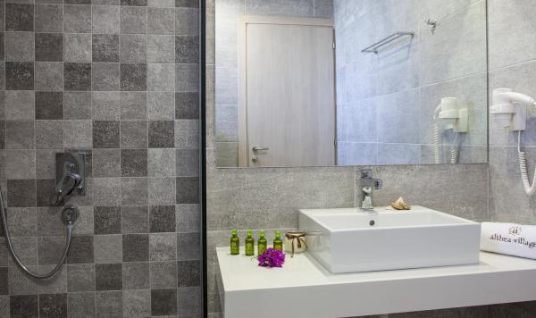 Badezimmer in der Junior Suite