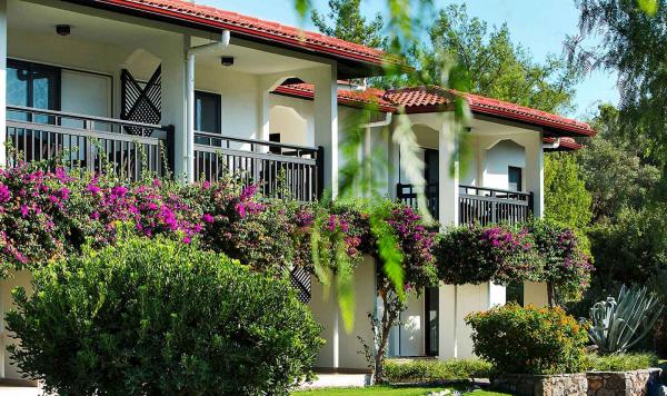 Hübsch bepflanzter Wohnkomplex