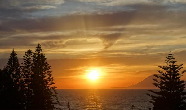 Sonnenuntergang im Club