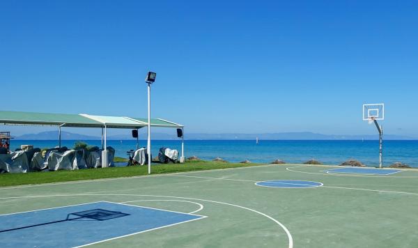 Eine Runde Basketball?