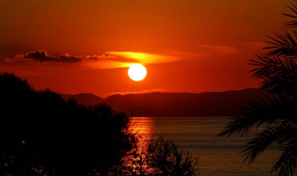 Unbeschreiblicher Sonnenuntergang
