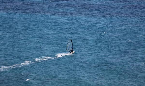 Surfen im Kyllini Beach