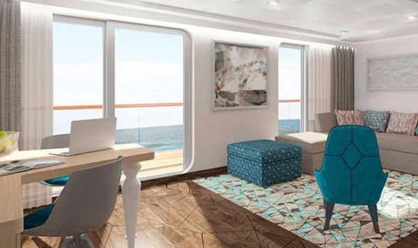 Diamantkabine an Bord der Mein Schiff 6