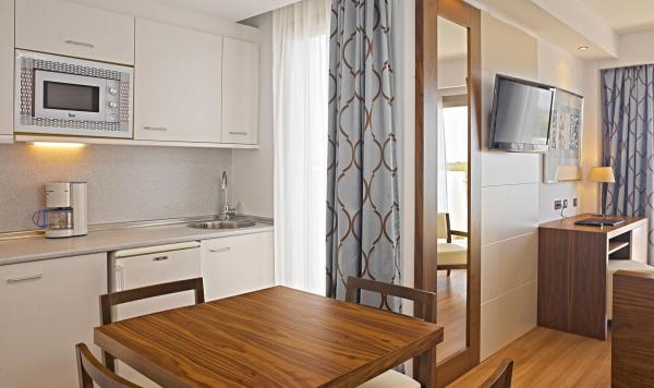 Kitchenette in einem Wohnbeispiel