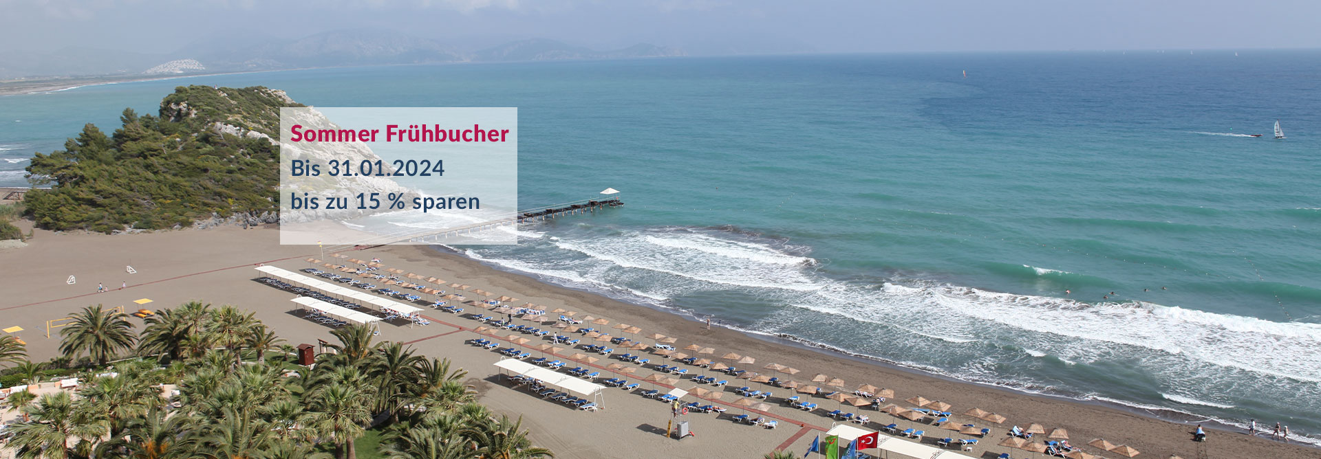 Frühbucher 15% - Sarigerme Park