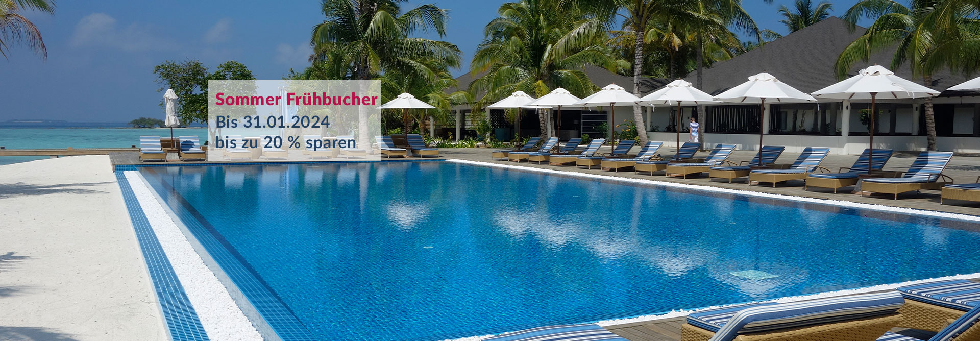 Frühbucher 20% - Noonu