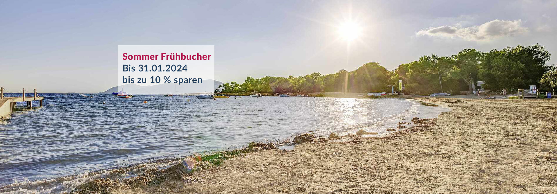 Frühbucher 10% - Cala Pada