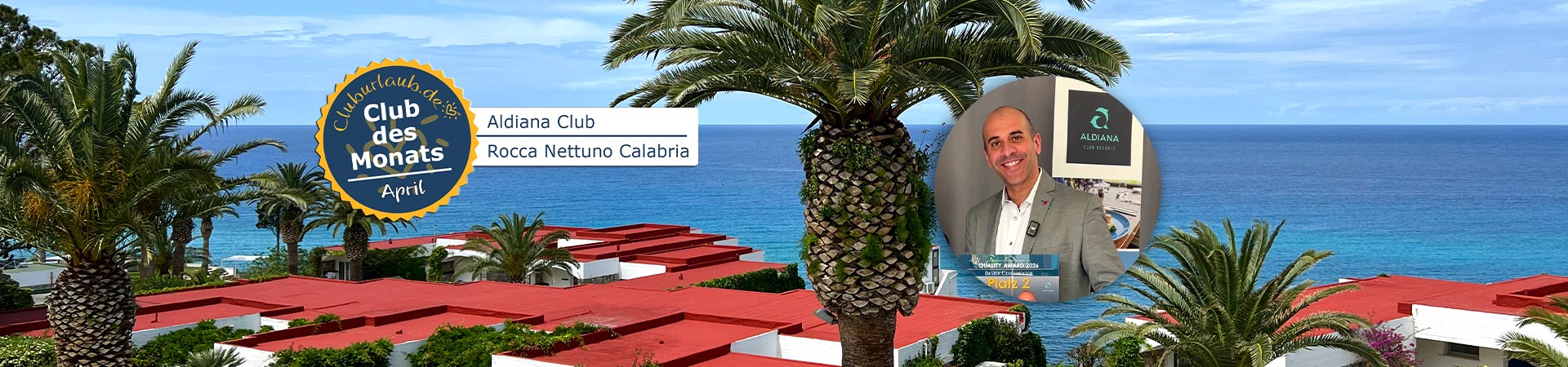 Club des Monats April - Aldiana Club Rocca Nettuno Calabria