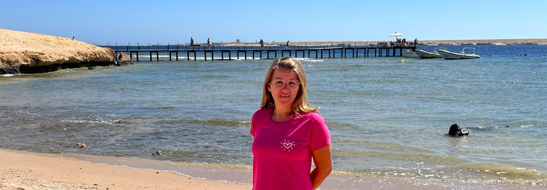 Franzi im Aldiana Club Naga Bay