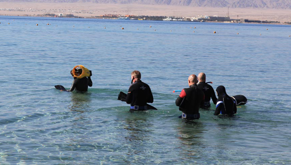Tauchausflug im Soma Bay