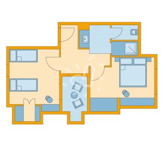 Zimmerskizze Pamfilya Family Room Classic Atrium Variante 1
