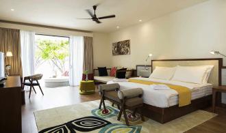 Family Double Room Superior Sea View Beach Access Schlafen