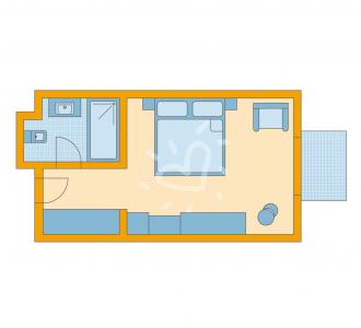 Zimmerskizze Doppelzimmer Haupthaus