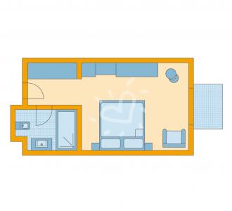 Zimmerskizze Doppelzimmer Haupthaus Typ2