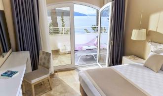Bodrum Suite Sea View Schlafzimmer
