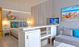 Larger family room with balcony or terrace