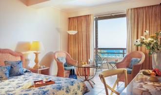 Doppelzimmer Bungalow seitlicher Meerblick