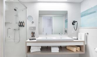 Badezimmer in der Suite