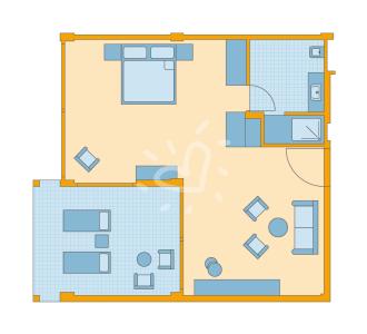 Zimmerskizze Cyprus Junior Suite Classic Sea View