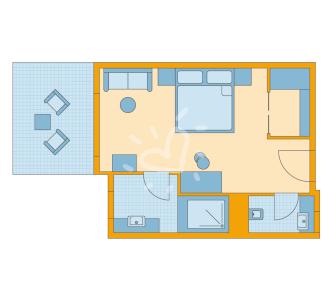 Zimmerskizze Quinta da Ria Double Room Classic