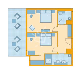 Zimmerskizze Quinta da Ria Family Room Classic