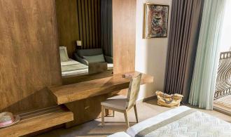 Bodrum Double Room Mainbuilding Side Sea View Schreibtisch