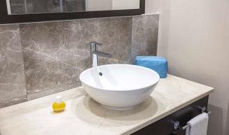 Beldibi Double Room Economy Badezimmer