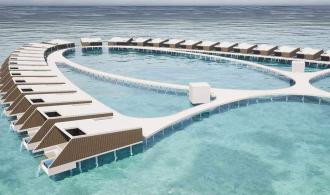 Maldives Funamadua One Bedroom Water Villa Pool
