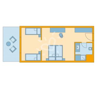 Zimmerskizze Redsina Sharm el Sheikh Family Room Sea View