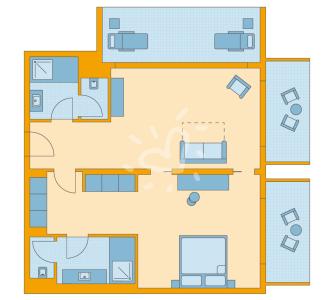 Zimmerskizze Boa Vista Junior Suite Classic Sea View