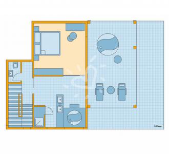 Zimmerskizze Suite Meerblick Superior 2. Etage