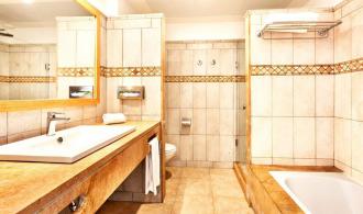 Single with Child Studio Badezimmer