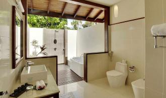 Economy-Bungalow Badezimmer