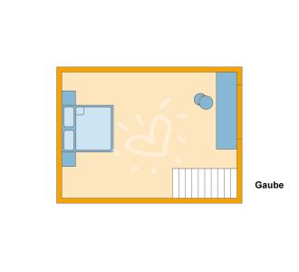 Zimmerskizze Landskron Family Room Classic Maisonette Gaube