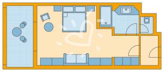 Economy-Doppelzimmer