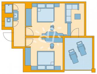 Economy- Familienzimmer