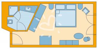 Economy-Doppelzimmer